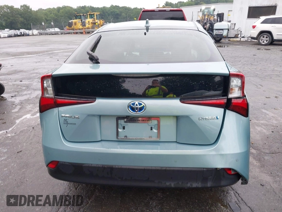 2022 Toyota Prius L Eco with VIN JTDKAMFU4N3158998, listed as a IAAI auction lot 42625041 with 43,033 mi miles and . Bid and sale history available at DreamBid. Image 17.