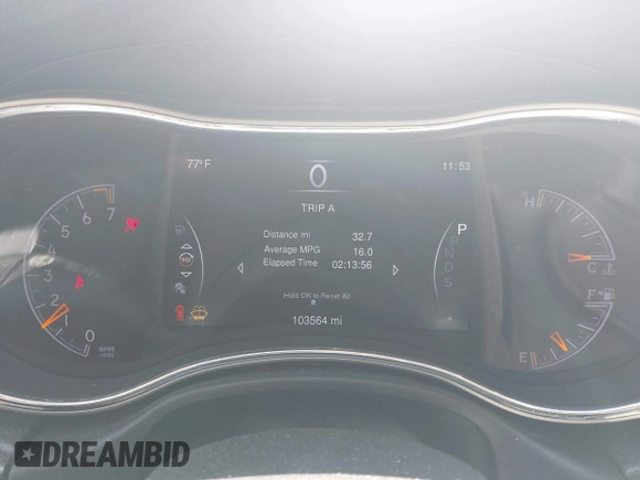2014 Jeep Grand Cherokee Limited with VIN 1C4RJFBG9EC280315, listed as a IAAI auction lot 42400346 with 103,564 mi miles and . Bid and sale history available at DreamBid. Image 7.