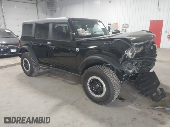 2024 Ford Bronco Big Bend with VIN 1FMDE7BH2RLA67771, listed as a IAAI auction lot 41836136 with 5,496 mi miles and . Bid and sale history available at DreamBid. Image 1.