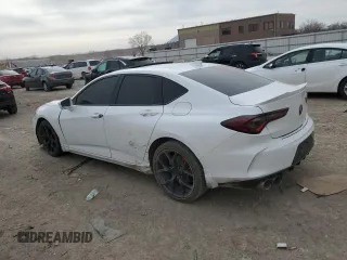 2022 Acura TLX Type S z VIN 19UUB7F92NA002300, wystawiony jako Copart lot #50139835 z przebiegiem Nie podano mil oraz Szkoda całkowita • Salvage title. Historia ofert i sprzedaży dostępna na DreamBid. Obrazek 2.