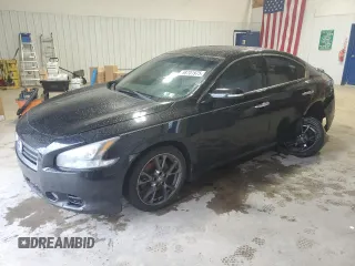 2014 Nissan Maxima S z VIN 1N4AA5AP0EC465447, wystawiony jako Copart lot #58701975 z przebiegiem 164 798 mil mil oraz Szkoda całkowita • Salvage title. Historia ofert i sprzedaży dostępna na DreamBid. Obrazek 1.