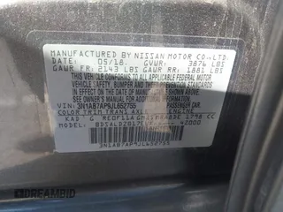 2018 Nissan Sentra SV with VIN 3N1AB7AP9JL652755, listed as a IAAI auction lot 41871955 with 97,217 mi miles and . Bid and sale history available at DreamBid. Image 9.
