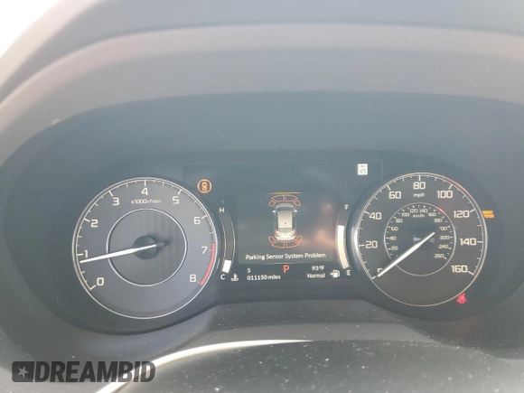 2024 Acura RDX Technology with VIN 5J8TC2H51RL002515, listed as a Copart auction lot 55921675 with 11,150 mi miles and Salvage title. Bid and sale history available at DreamBid. Image 9.