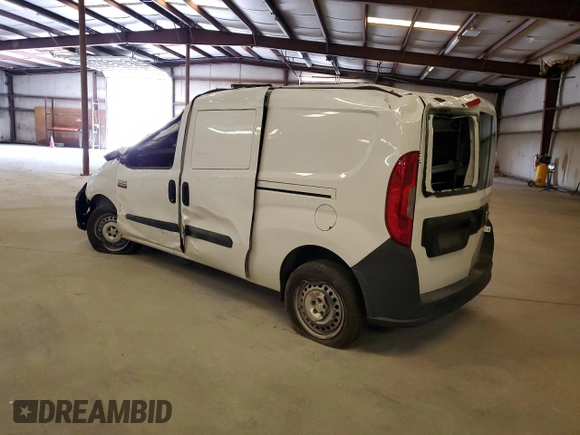 2020 Ram ProMaster City Cargo Tradesman with VIN ZFBHRFAB1L6R42090, listed as a Copart auction lot 52946695 with 38,655 mi miles and Clean title. Bid and sale history available at DreamBid. Image 2.