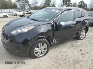 2018 Kia Sportage LX with VIN KNDPM3AC7J7424071, listed as a Copart auction lot 51664645 with 38,269 mi miles and Salvage Title. Bid and sale history available at carsss.com. Image 1.