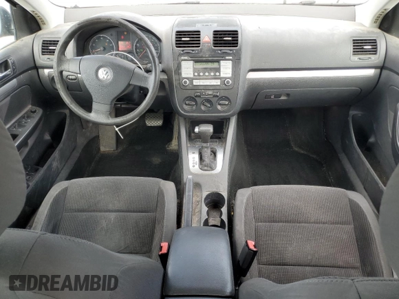 2009 Volkswagen Jetta S with VIN 3VWJM71K59M007776, listed as a Copart auction lot 53959525 with 190,557 mi miles and Salvage title. Bid and sale history available at DreamBid. Image 8.