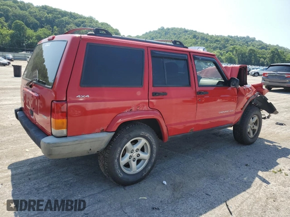 2000 Jeep Cherokee с VIN 1J4FF48S6YL129175, выставлен на аукционе Copart как лот 62481615 с пробегом Не указан миль и Списание • Salvage title. История ставок и продаж доступна на DreamBid. Изображение 3.