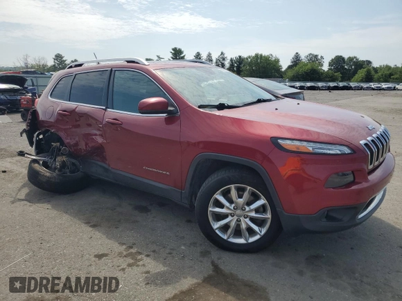 2014 Jeep Cherokee Limited z VIN 1C4PJMDS1EW142070, wystawiony jako Copart lot #66260575 z przebiegiem 76 730 mil mil oraz Szkoda całkowita • Salvage title. Historia ofert i sprzedaży dostępna na DreamBid. Obrazek 4.