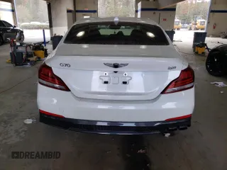 2020 Genesis G70 2.0T with VIN KMTG64LA5LU060024, listed as a Copart auction lot 79660944 with 56,681 mi miles and Salvage Title. Bid and sale history available at carsss.com. Image 6.