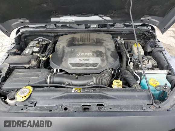 2017 Jeep Wrangler Unlimited Sahara с VIN 1C4BJWEG5HL658549, выставлен на аукционе Copart как лот 53947905 с пробегом 145 499 миль миль и Списание • Salvage title. История ставок и продаж доступна на DreamBid. Изображение 12.