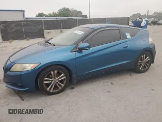 2011 Honda CR-Z EX with VIN JHMZF1C66BS014535, listed as a Copart auction lot 50511255 with 157,427 mi miles and Salvage Title. Bid and sale history available at carsss.com. Image 1.