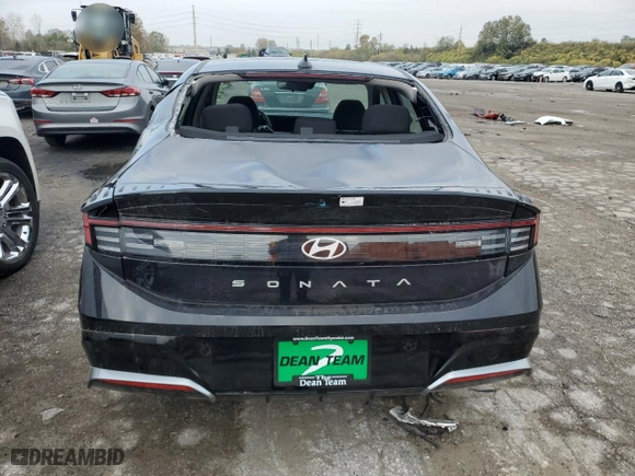 2024 Hyundai Sonata SEL with VIN KMHL64JA9RA368349, listed as a Copart auction lot 76967154 with 302 mi miles and Salvage Title. Bid and sale history available at carsss.com. Image 6.