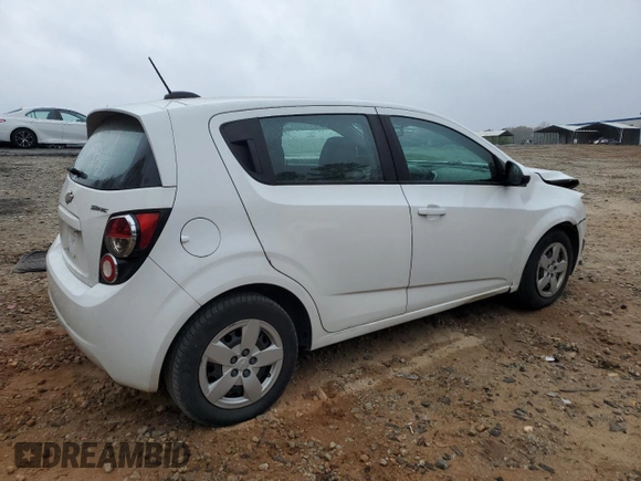 2016 Chevrolet Sonic LS with VIN 1G1JA6SH6G4169247, listed as a Copart auction lot 49928575 with 101,200 mi miles and Salvage Title. Bid and sale history available at DreamBid. Image 3.