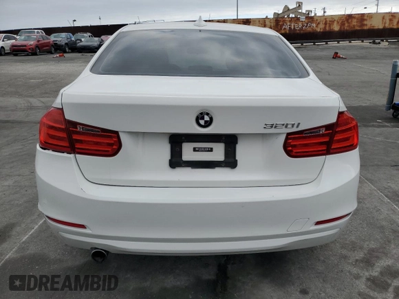 2013 BMW 3 Series 320i with VIN WBA3B1C52DF461625, listed as a Copart auction lot 48551355 with 60,253 mi miles and Salvage Title. Bid and sale history available at carsss.com. Image 6.