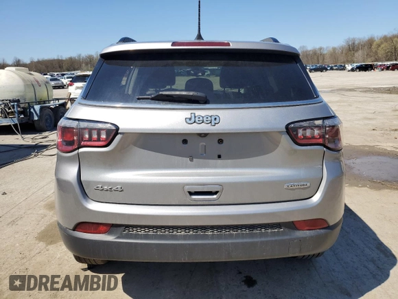 2019 Jeep Compass Latitude with VIN 3C4NJDBB1KT703251, listed as a Copart auction lot 52760895 with 73,026 mi miles and Salvage Title. Bid and sale history available at DreamBid. Image 6.