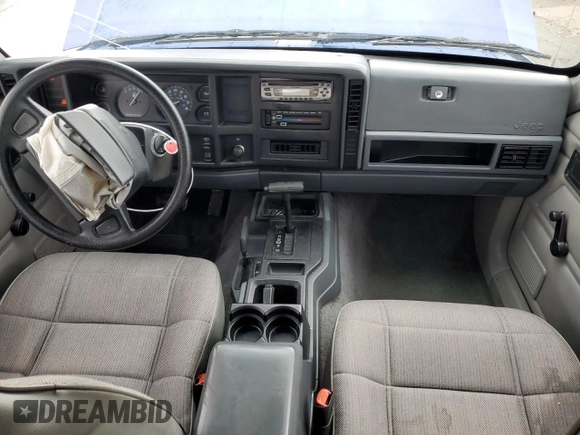 1995 Jeep Cherokee SE with VIN 1J4FJ28S9SL667332, listed as a Copart auction lot 81849264 with 201,205 mi miles and Salvage Title. Bid and sale history available at carsss.com. Image 8.