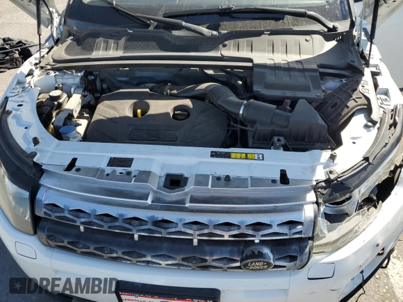 2015 Land Rover Range Rover Evoque Prestige with VIN SALVV2BGXFH958725, listed as a Copart auction lot 74386694 with 121,555 mi miles and Salvage title. Bid and sale history available at DreamBid. Image 14.