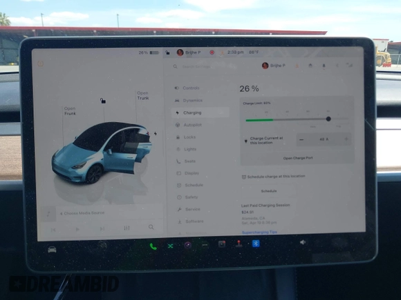 2024 Tesla Model Y с VIN 7SAYGDED2RF102144, выставлен на аукционе IAAI как лот 42278757 с пробегом 25 787 миль миль и . История ставок и продаж доступна на DreamBid. Изображение 18.