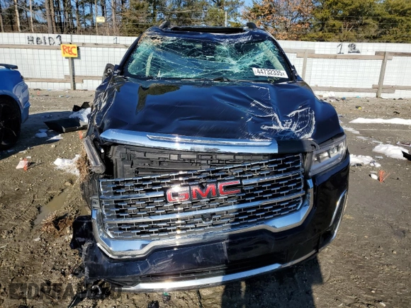 2021 GMC Acadia Denali with VIN 1GKKNXLS9MZ223742, listed as a Copart auction lot 44732335 with 54,007 mi miles and Salvage title. Bid and sale history available at DreamBid. Image 5.