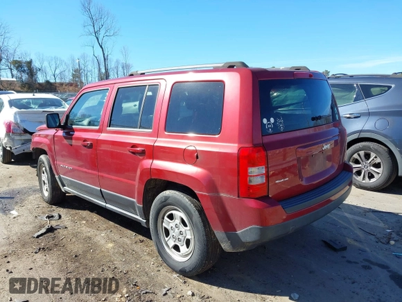 2014 Jeep Patriot Sport with VIN 1C4NJPBA5ED689986, listed as a IAAI auction lot 41701397 with 155,242 mi miles and . Bid and sale history available at carsss.com. Image 3.