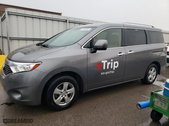 2017 Nissan Quest SV with VIN JN8AE2KP8H9168914, listed as a Copart auction lot 69182863 with 334,975 mi miles. Bid and sale history available at carsss.com. Image 1.