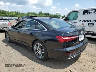 2021 Audi A6 Premium Plus with VIN WAUL2AF29MN024065, listed as a Copart auction lot 55937313 with 11,588 mi miles. Bid and sale history available at carsss.com. Image 2.