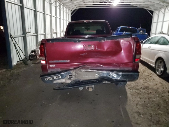 2007 Chevrolet Silverado 1500 Classic Work Truck with VIN 1GCEK19Z57E140291, listed as a Copart auction lot 84744474 with 0 mi miles and Salvage Title. Bid and sale history available at carsss.com. Image 6.