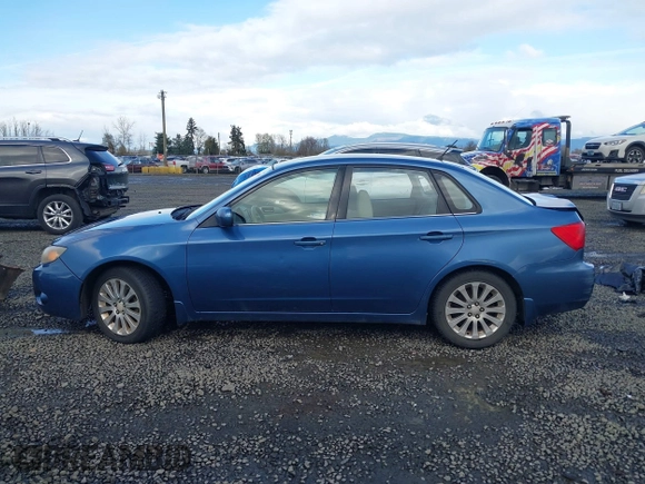2008 Subaru Impreza Sedan (Natl) i w/Premium Pkg with VIN JF1GE61658H524155, listed as a IAAI auction lot 41803069 with 120,443 mi miles. Bid and sale history available at carsss.com. Image 14.