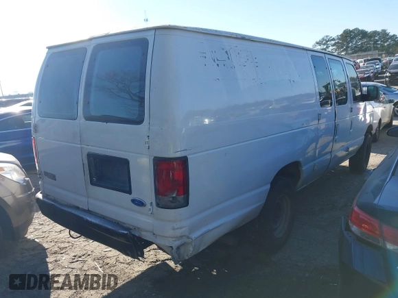 2005 Ford Econoline Cargo with VIN 1FTSS34L55HB20992, listed as a IAAI auction lot 41252796 with 413,912 mi miles and . Bid and sale history available at DreamBid. Image 4.
