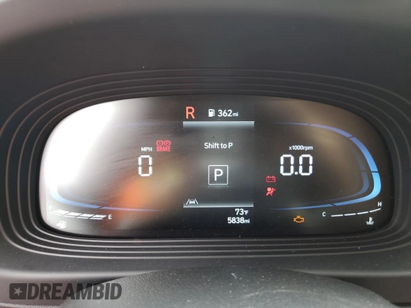 2024 Hyundai Venue Limited with VIN KMHRC8A30RU279778, listed as a Copart auction lot 59557425 with 5,838 mi miles and Salvage title. Bid and sale history available at DreamBid. Image 9.