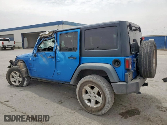 2015 Jeep Wrangler Unlimited Sport с VIN 1C4HJWDG2FL528687, выставлен на аукционе Copart как лот 59174625 с пробегом 87 285 миль миль и На запчасти • Non repairable. История ставок и продаж доступна на DreamBid. Изображение 2.