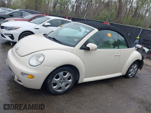 2003 Volkswagen Beetle GLS with VIN 3VWCK21Y43M315003, listed as a IAAI auction lot 41914125 with Not Provided miles and . Bid and sale history available at DreamBid. Image 15.