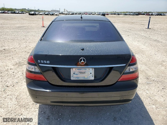 2007 Mercedes-Benz S-Class 5.5L V8 with VIN WDDNG71X77A072622, listed as a Copart auction lot 50171245 with 166,674 mi miles and Salvage Title. Bid and sale history available at carsss.com. Image 6.