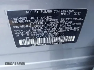 2023 Subaru Forester Premium with VIN JF2SKADC1PH496825, listed as a IAAI auction lot 41837281 with 14,064 mi miles and . Bid and sale history available at DreamBid. Image 9.