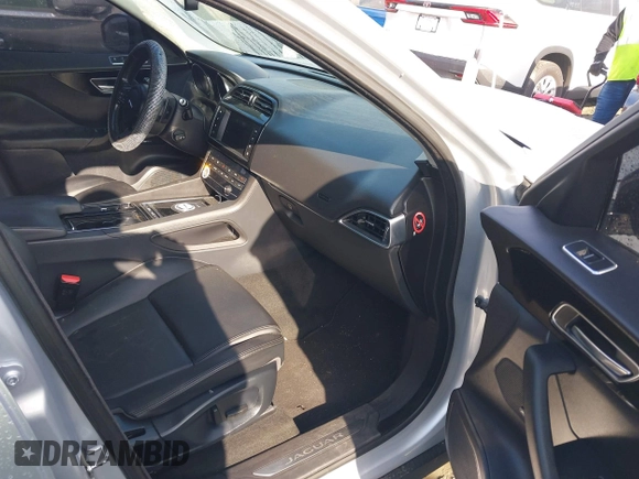 2018 Jaguar F-Pace 30t Premium with VIN SADCJ2GX3JA203652, listed as a IAAI auction lot 41909457 with 99,675 mi miles and . Bid and sale history available at DreamBid. Image 5.