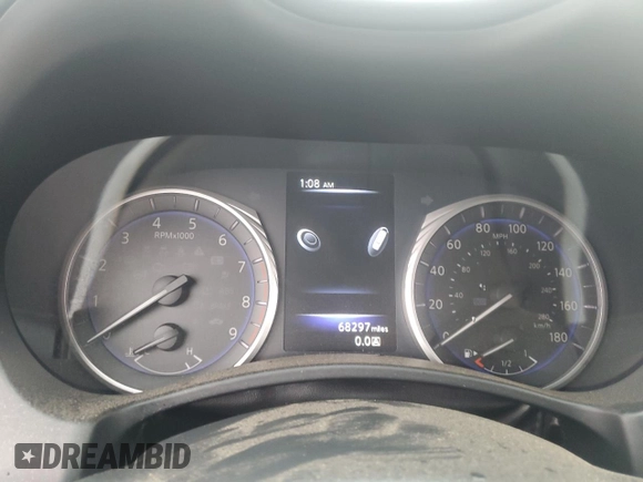 2018 Infiniti Q60 Luxe with VIN JN1EV7EK3JM342842, listed as a Copart auction lot 42405535 with 68,297 mi miles and Salvage Title. Bid and sale history available at DreamBid. Image 9.