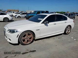 2014 BMW 5 Series 550i z VIN WBAKN9C55ED681470, wystawiony jako Copart lot #53924845 z przebiegiem 164 259 mil mil oraz Czysty tytuł • Clean title. Historia ofert i sprzedaży dostępna na DreamBid. Obrazek 1.