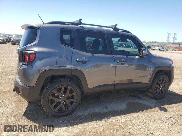 2017 Jeep Renegade Latitude with VIN ZACCJBBB2HPE66958, listed as a Copart auction lot 57961435 with 154,393 mi miles and Salvage title. Bid and sale history available at DreamBid. Image 3.