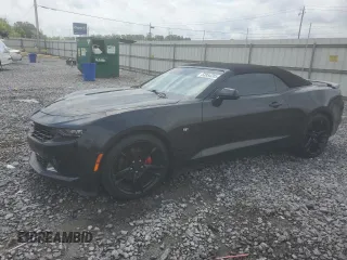 2019 Chevrolet Camaro 1LT with VIN 1G1FB3DS2K0130214, listed as a Copart auction lot 53954205 with 96,547 mi miles and Salvage Title. Bid and sale history available at carsss.com. Image 1.