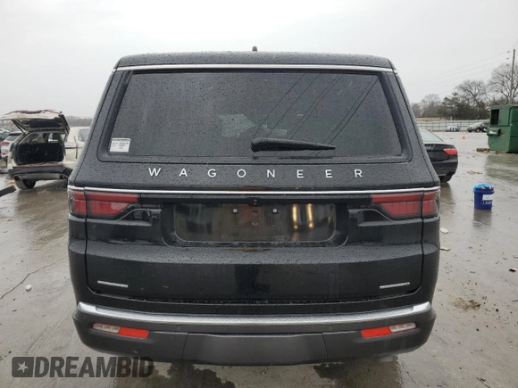 2022 Jeep Wagoneer Series II z VIN 1C4SJVBT0NS182899, wystawiony jako Copart lot #42350005 z przebiegiem 86 191 mil mil oraz Szkody całkowita. Historia ofert i sprzedaży dostępna na DreamBid. Obrazek 6.