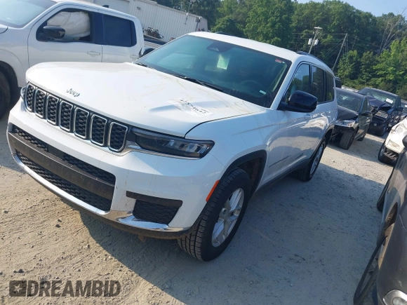 2023 Jeep Grand Cherokee Laredo with VIN 1C4RJKAG5P8881804, listed as a IAAI auction lot 42574642 with 54,046 mi miles and . Bid and sale history available at DreamBid. Image 2.