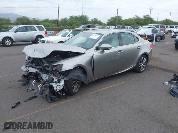 2018 Lexus IS 300 with VIN JTHBA1D22J5067449, listed as a IAAI auction lot 42130603 with 24,312 mi miles and . Bid and sale history available at DreamBid. Image 2.