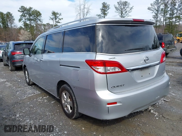 2017 Nissan Quest SV z VIN JN8AE2KP7H9170041, wystawiony jako IAAI lot #41760437 z przebiegiem 347 055 mil mil oraz . Historia ofert i sprzedaży dostępna na DreamBid. Obrazek 3.