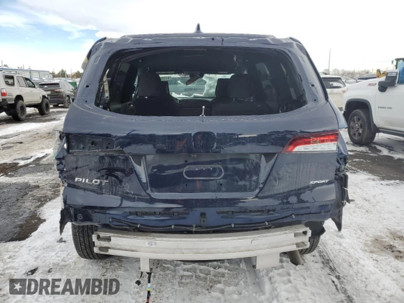 2022 Honda Pilot Sport z VIN 5FNYF5H38NB019787, wystawiony jako Copart lot #41769665 z przebiegiem 30 783 mil mil oraz Szkoda całkowita • Salvage title. Historia ofert i sprzedaży dostępna na DreamBid. Obrazek 6.
