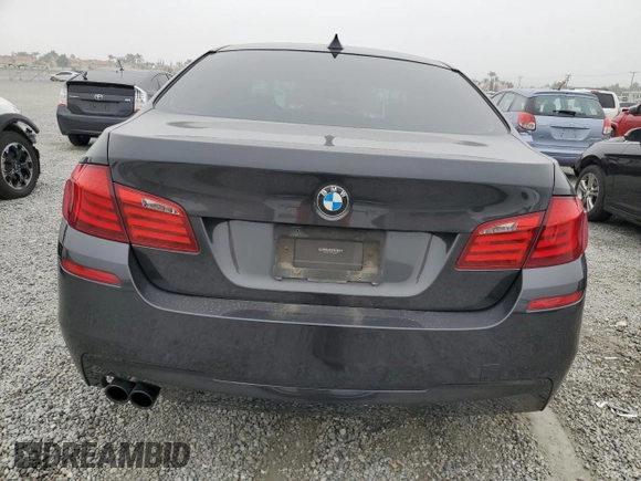 2011 BMW 5 Series 528i with VIN WBAFR1C57BDS35260, listed as a Copart auction lot 52989735 with 194,734 mi miles and Salvage Title. Bid and sale history available at carsss.com. Image 6.