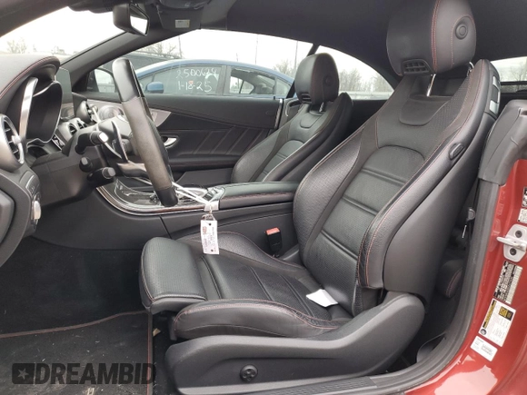 2018 Mercedes-Benz C 43 AMG with VIN WDDWK6EB5JF677695, listed as a Copart auction lot 43437935 with 59,768 mi miles and Salvage title. Bid and sale history available at DreamBid. Image 7.