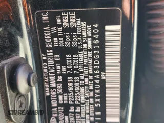 2013 Kia Sorento EX with VIN 5XYKU4A63DG316404, listed as a Copart auction lot 57867625 with 167,766 mi miles and Salvage title. Bid and sale history available at DreamBid. Image 13.