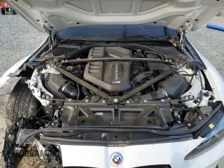 2022 BMW M4 Competition xDrive with VIN WBS33BA03NCK37773, listed as a Copart auction lot 81842564 with 0 mi miles and Salvage Title. Bid and sale history available at carsss.com. Image 12.