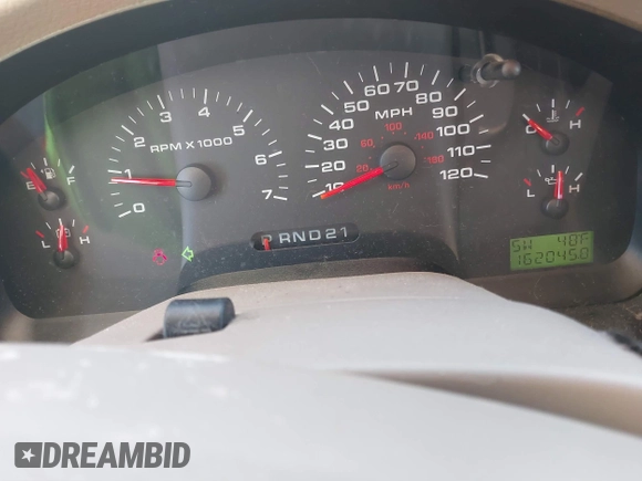 2005 Ford F-150 XLT with VIN 1FTPX025X5KC35939, listed as a IAAI auction lot 41286286 with 162,045 mi miles. Bid and sale history available at carsss.com. Image 7.