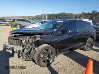 2019 Acura RDX w/A-Spec Pkg with VIN 5J8TC1H64KL000881, listed as a Copart auction lot 49327005 with 155,948 mi miles and Salvage Title. Bid and sale history available at carsss.com. Image 1.